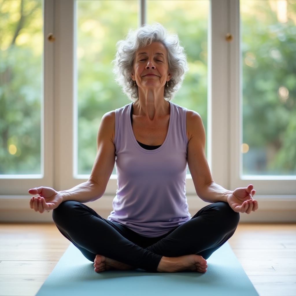 Session d'étirements et de flexibilité pour seniors